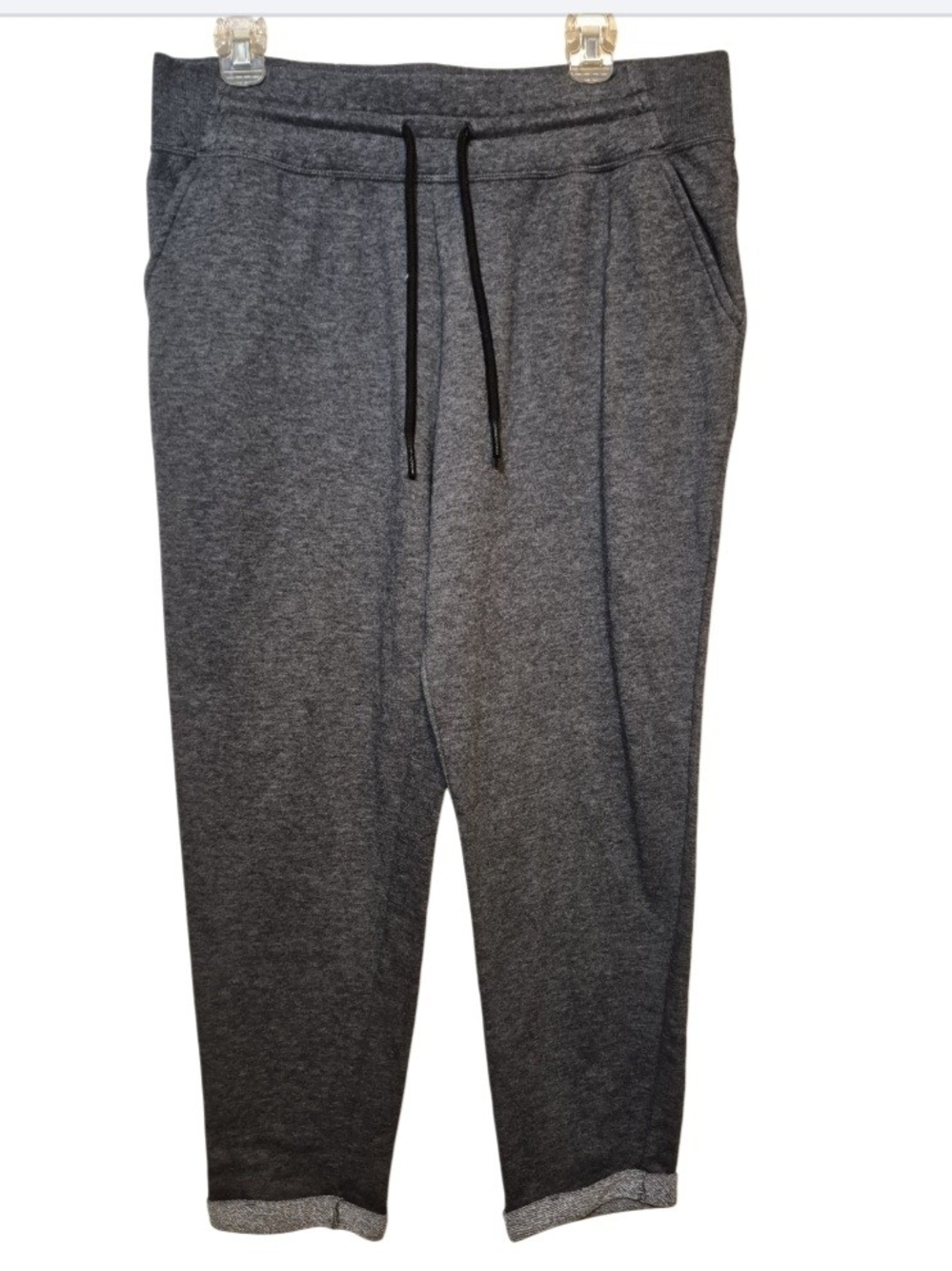 Champion Men's Dark Heather Gray Drawstring Joggers